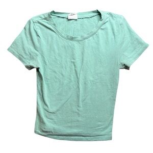 Destined Mint Green Cropped Tee – Size XS